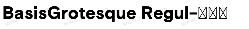 BasisGrotesque Regul字体转换 BasisGrotesque Regul字体转换